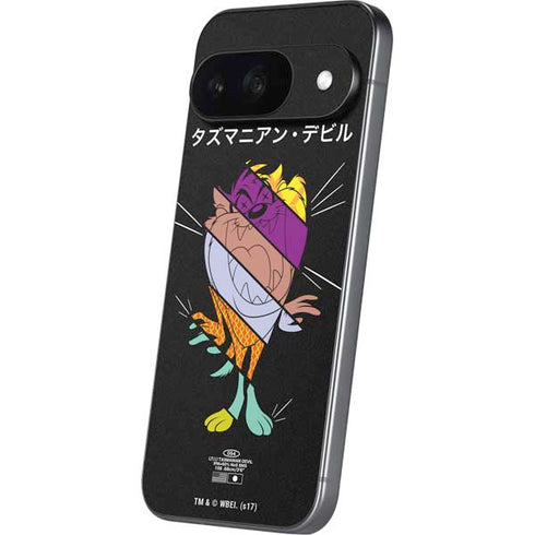 Looney Tunes Tasmanian Devil Sliced Juxtapose Google Pixel 9 Skin